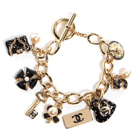 chanel inspired charm bracelet|chanel charm bracelet price.